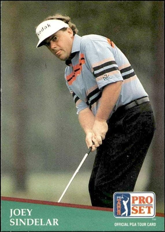 1991 Pro-Set PGA Tour Joey Sindelar #159 trading card