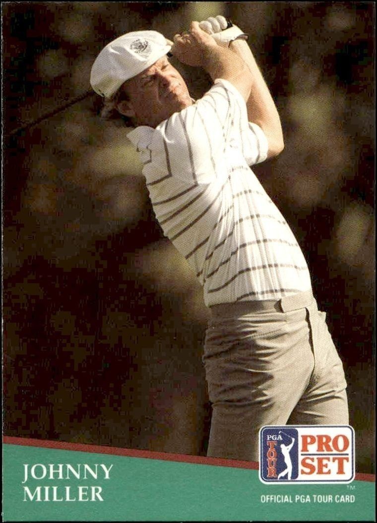 1991 Pro-Set PGA Tour Johnny Miller #268 trading card