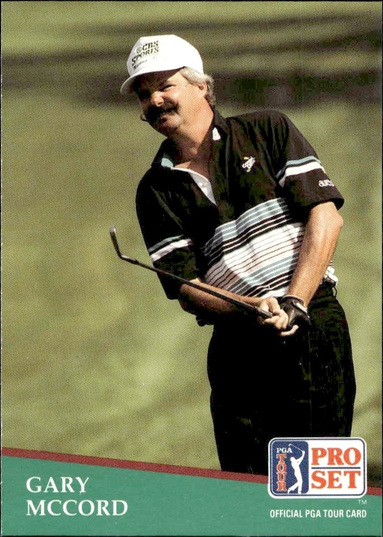 1991 Pro-Set PGA Tour Gary Mccord #269 trading card