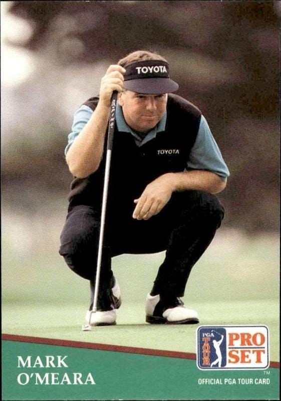 1991 Pro Set Pga Tour Mark O'meara #113 golf trading card front
