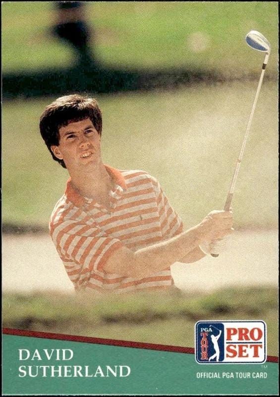 1991 Pro-Set PGA Tour David Sutherland #42 trading card