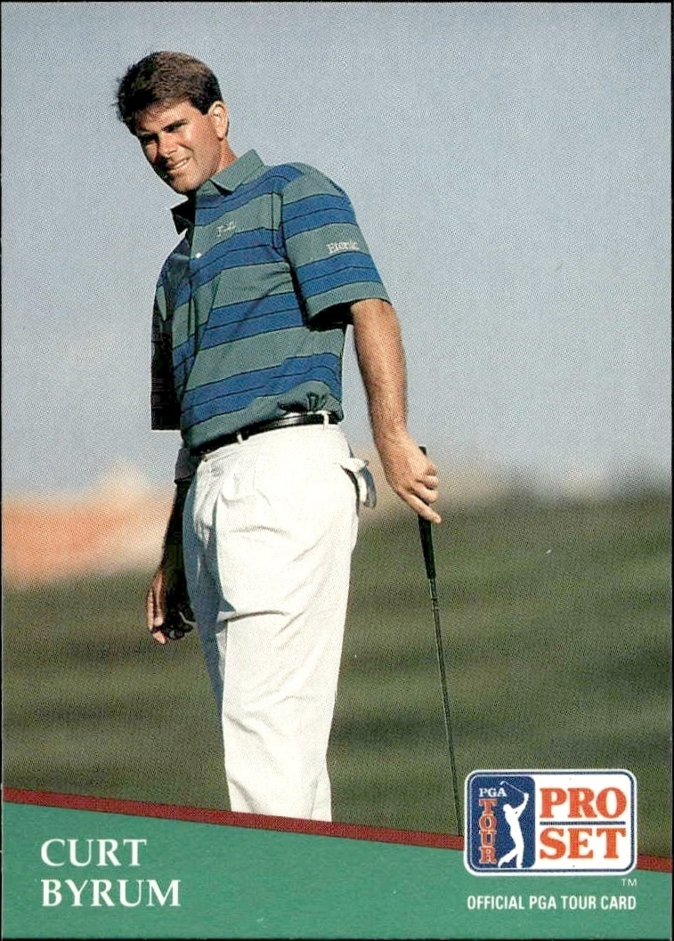 1991 Pro-Set PGA Tour Curt Byrum #147 trading card