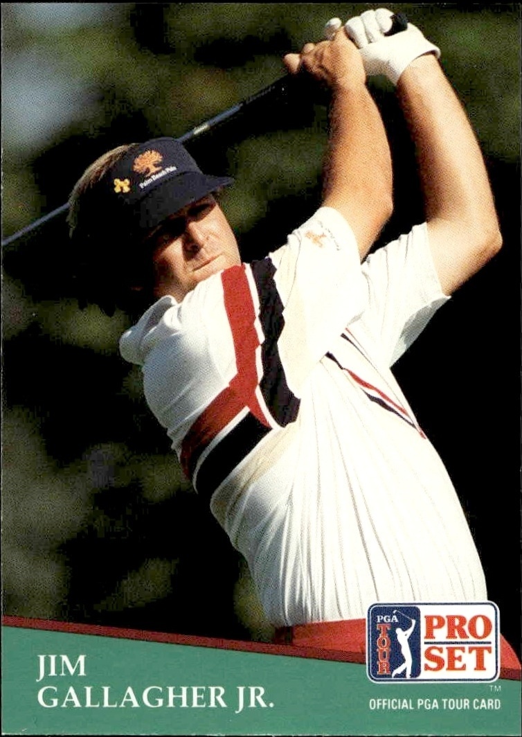 1991 Pro-Set PGA Tour Jim Gallagher Jr. #115 trading card