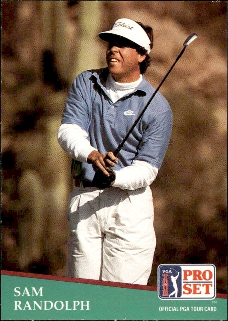 1991 Pro-Set PGA Tour Sam Randolph #98 trading card