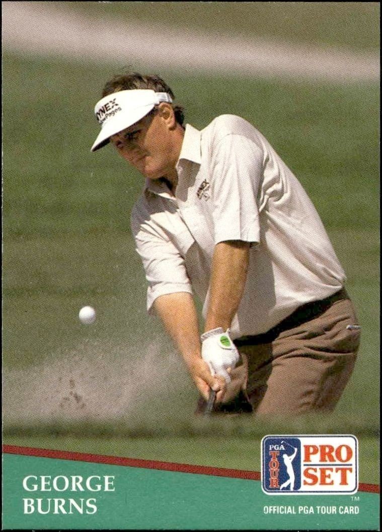 1991 Pro-Set PGA Tour George Burns #169 trading card