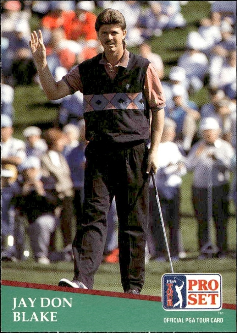 1991 Pro Set PGA Tour Jay Don Blake #124 trading card