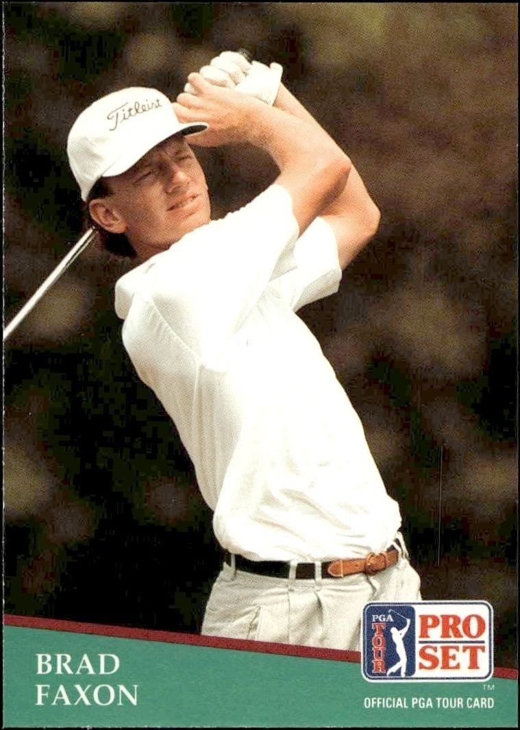 1991 Pro-Set PGA Tour Brad Faxon #65 trading card