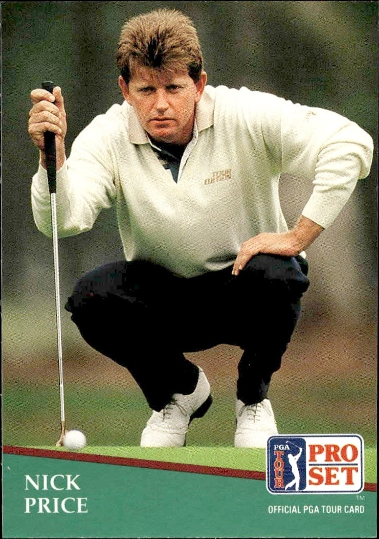 1991 Pro-Set PGA Tour Nick Price #96 trading card