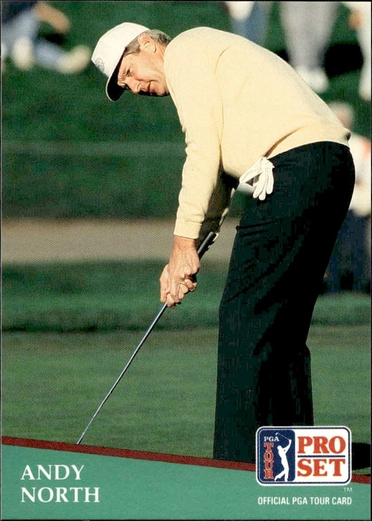 1991 Pro-Set PGA Tour Andy North #172 trading card