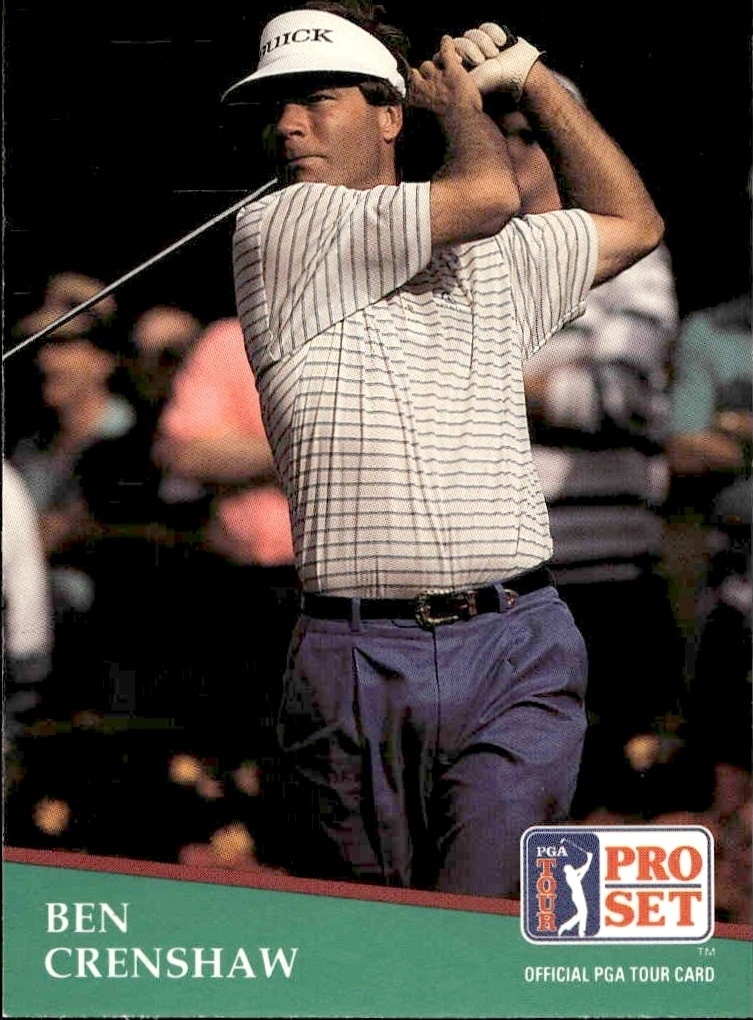 1991 Pro Set PGA Tour Ben Crenshaw #78 trading card