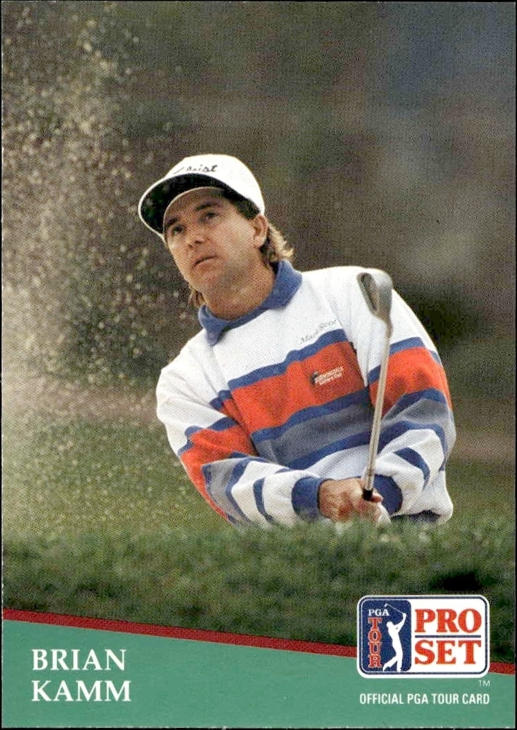 1991 Pro-Set PGA Tour Brian Kamm #34 trading card