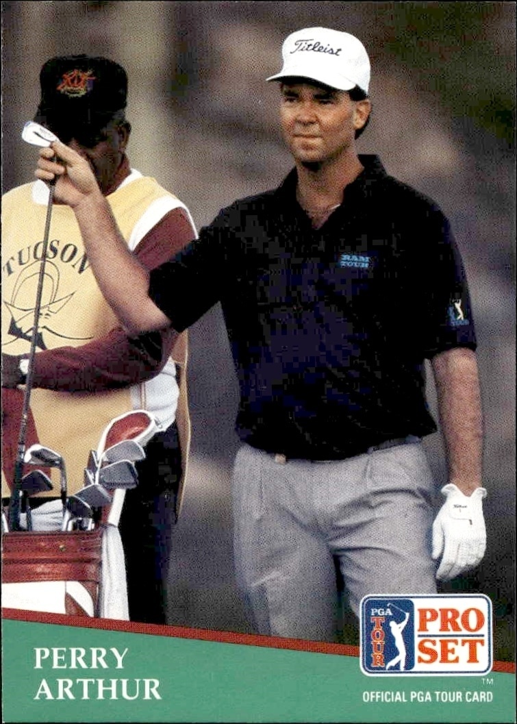 1991 Pro Set Pga Tour Perry Arthur #146 golf trading card front