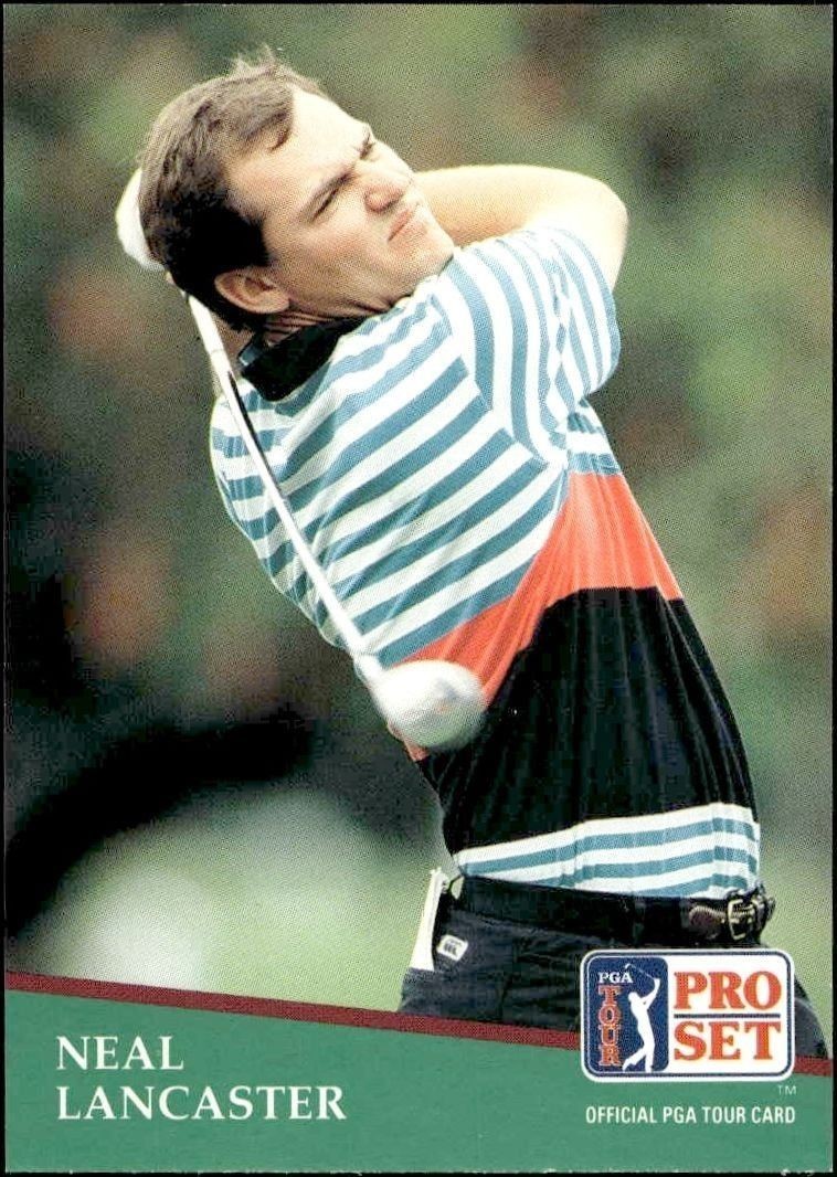 1991 Pro-Set PGA Tour Neal Lancaster #85 trading card