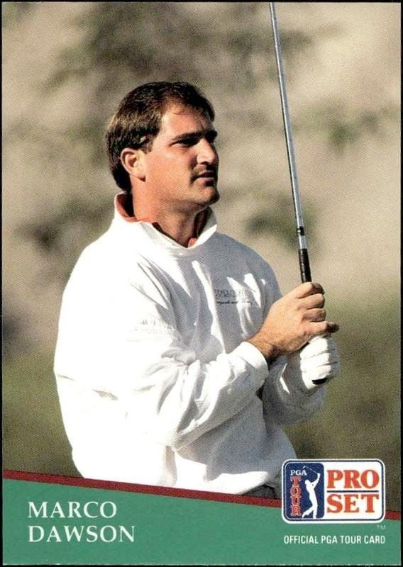 1991 Pro-Set PGA Tour Marco Dawson #118 trading card