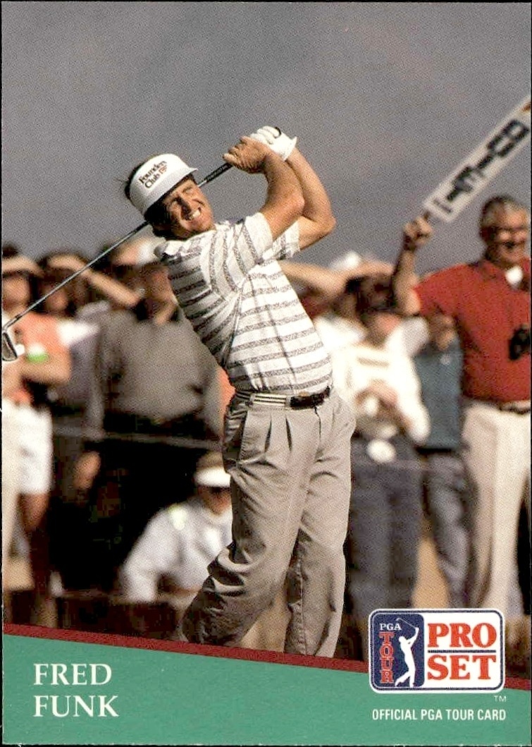 1991 Pro-Set PGA Tour Fred Funk #54 trading card