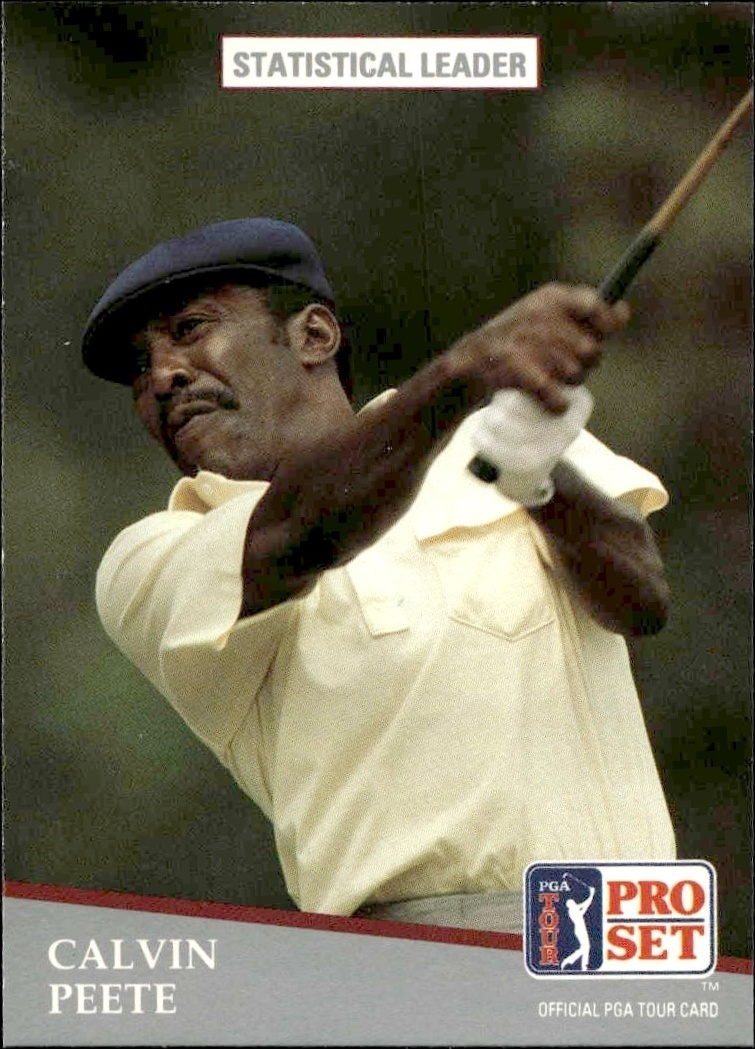 1991 Pro Set Pga Tour Calvin Peete #271 golf trading card front