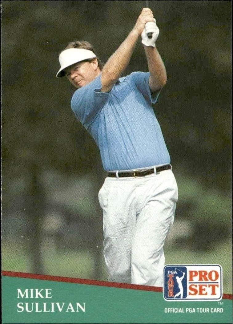 1991 Pro-Set PGA Tour Mike Sullivan #168 trading card