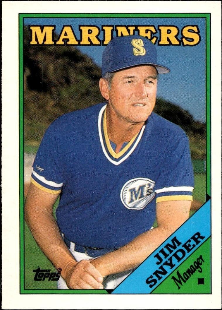 1988 Topps Traded Jim Snyder #112T trading card