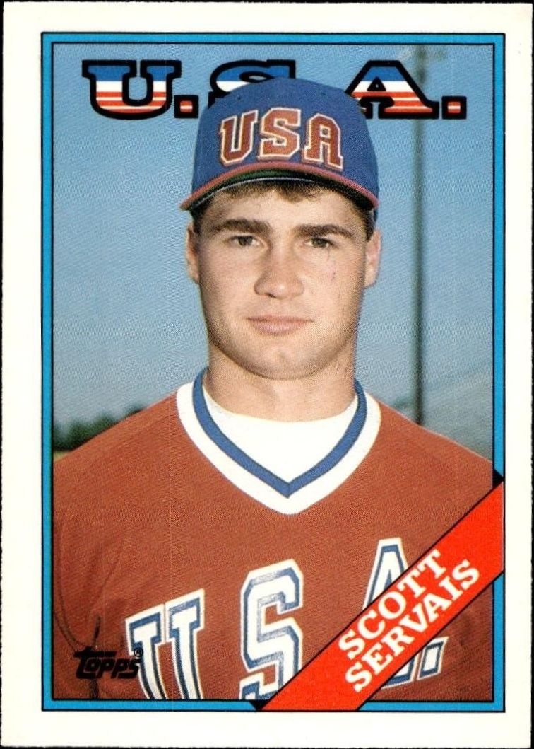 1988 Topps Traded Scott Servais #106T trading card