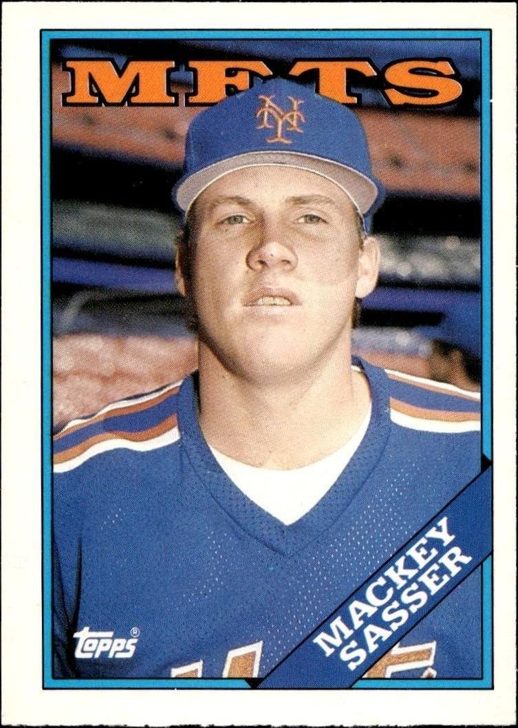1988 Topps Traded Mackey Sasser #103T trading card