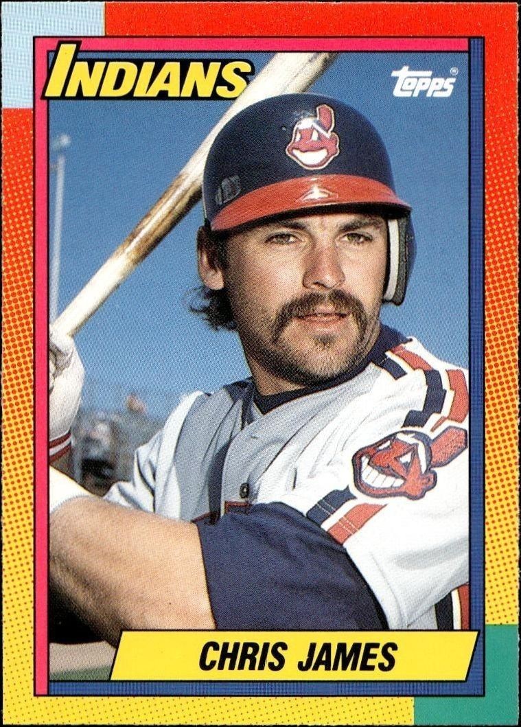 1990 Topps Traded Chris James #46T trading card