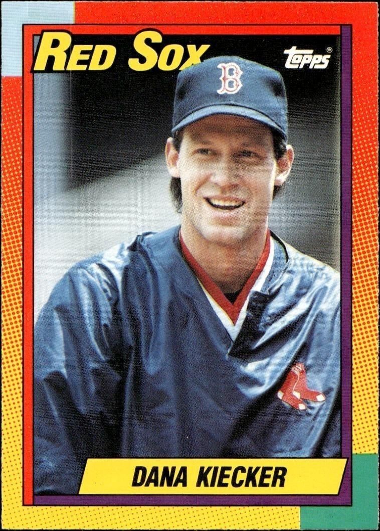 1990 Topps Traded Dana Kiecker #50T trading card