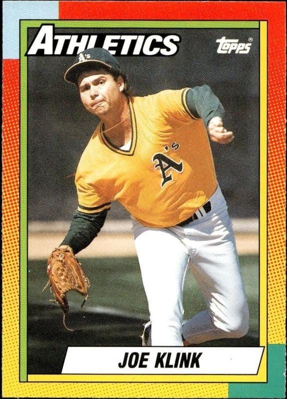 1990 Topps Traded Joe Klink #51T trading card