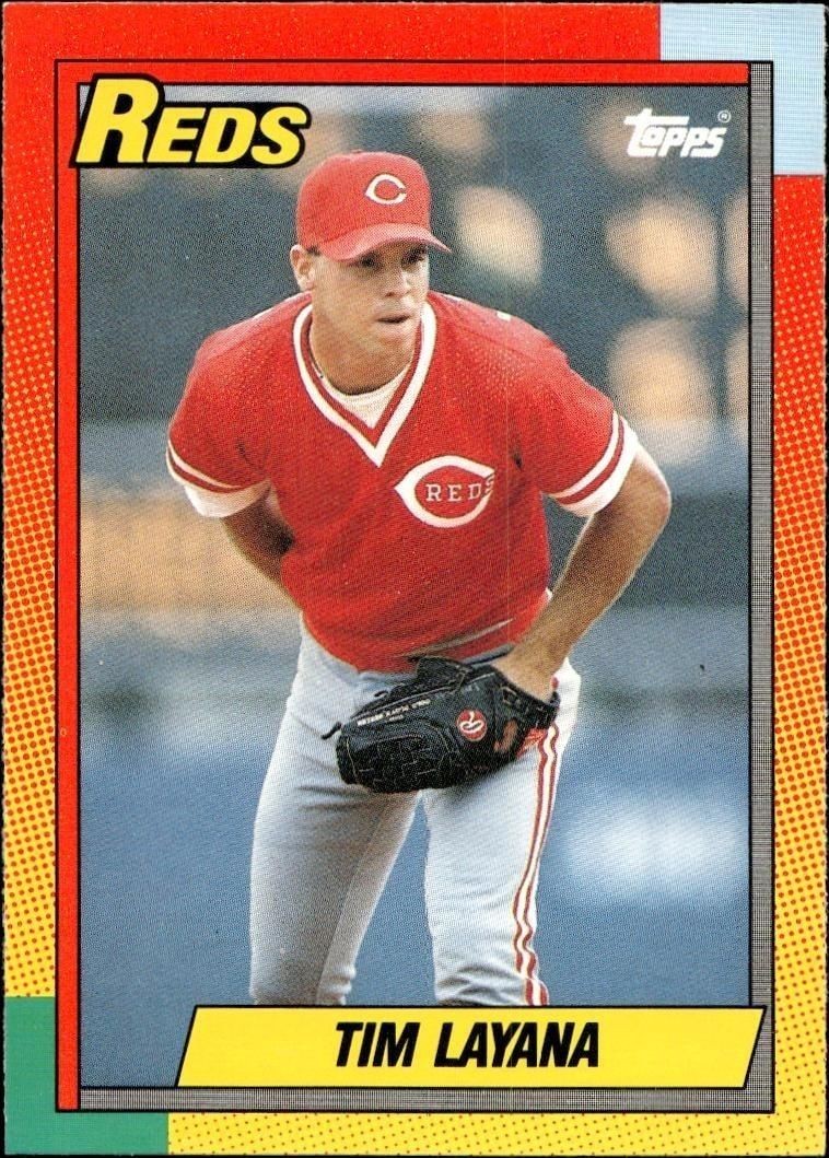 1990 Topps Traded Tim Layana #55T trading card