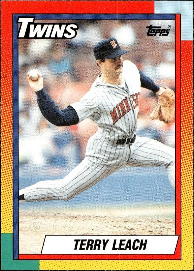 1990 Topps Traded Terry Leach #57T trading card