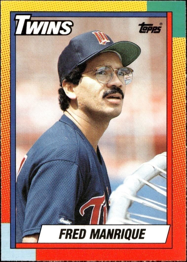 1990 Topps Traded Fred Manrique #66T trading card