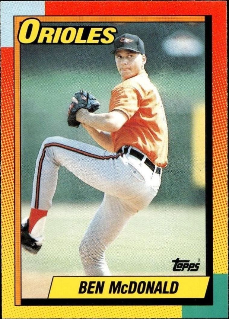 1990 Topps Traded Ben McDonald #70T trading card