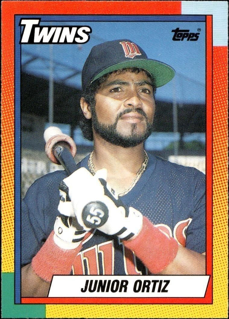 1990 Topps Traded Junior Ortiz #85T trading card