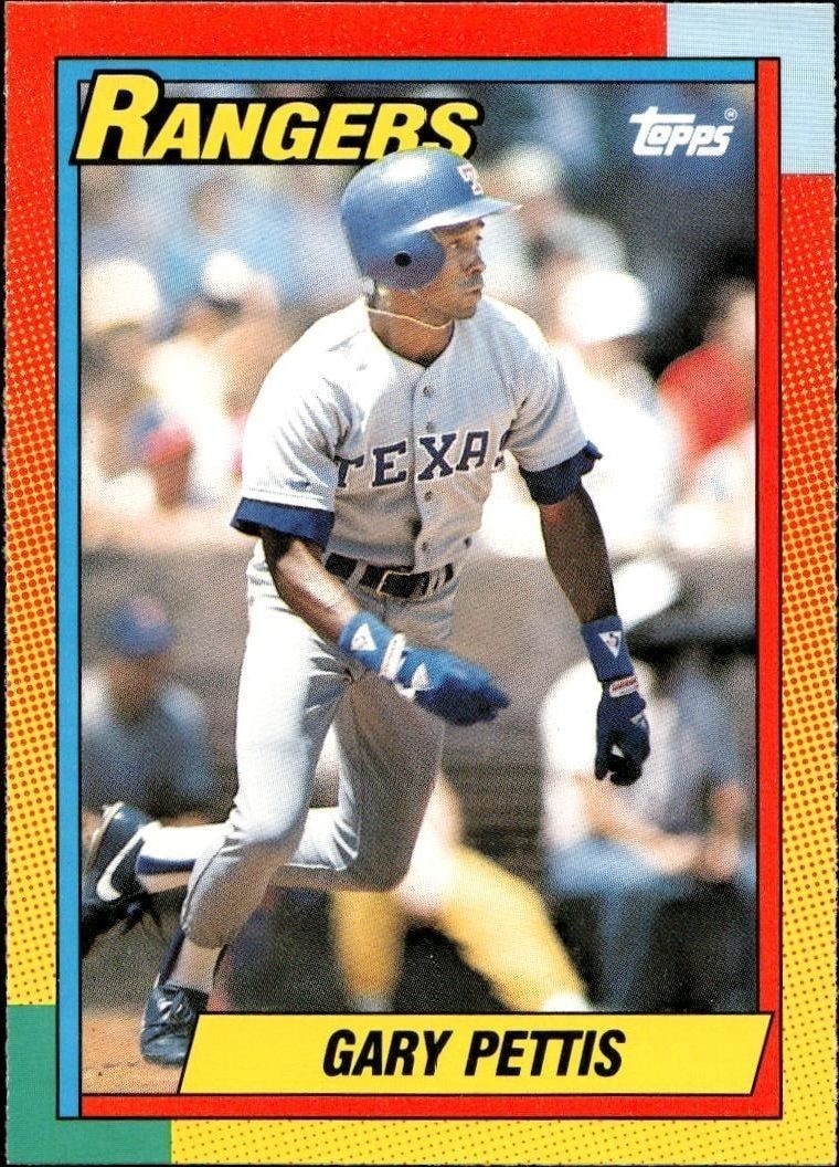 1990 Topps Traded Gary Pettis #94T trading card
