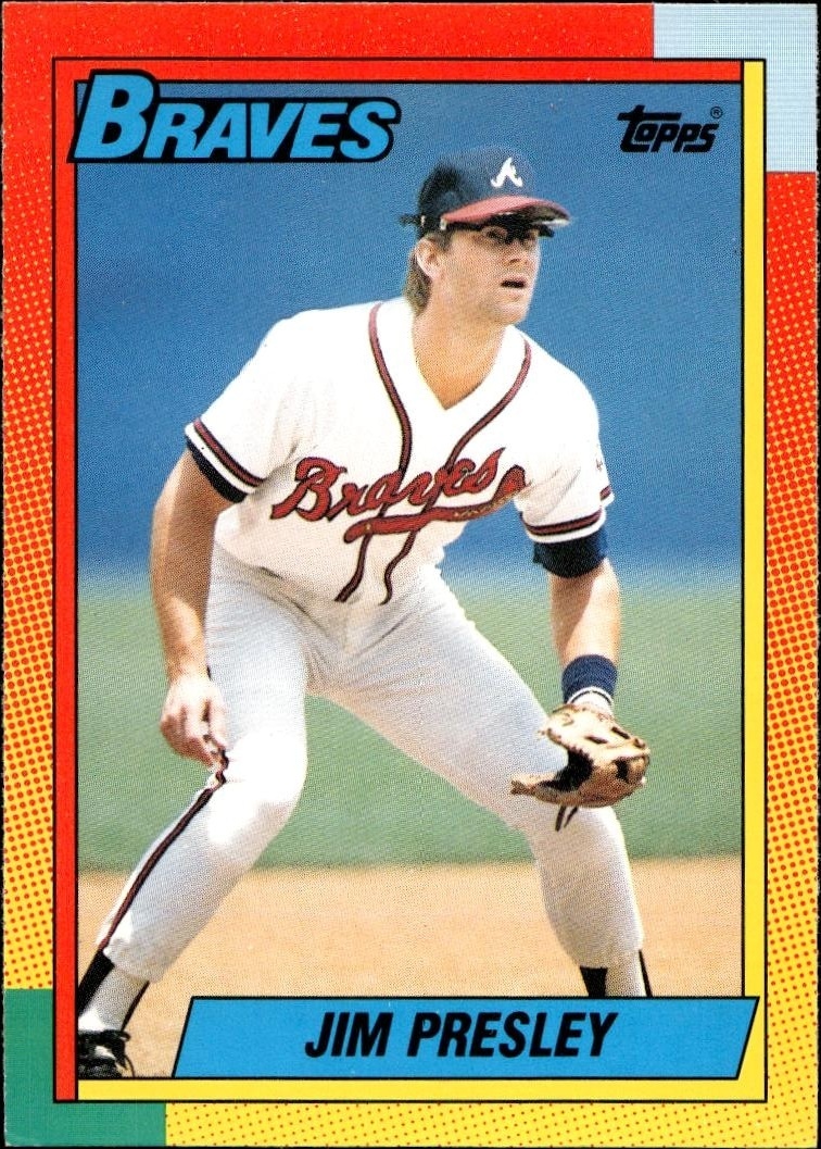 1990 Topps Traded Jim Presley #98T trading card