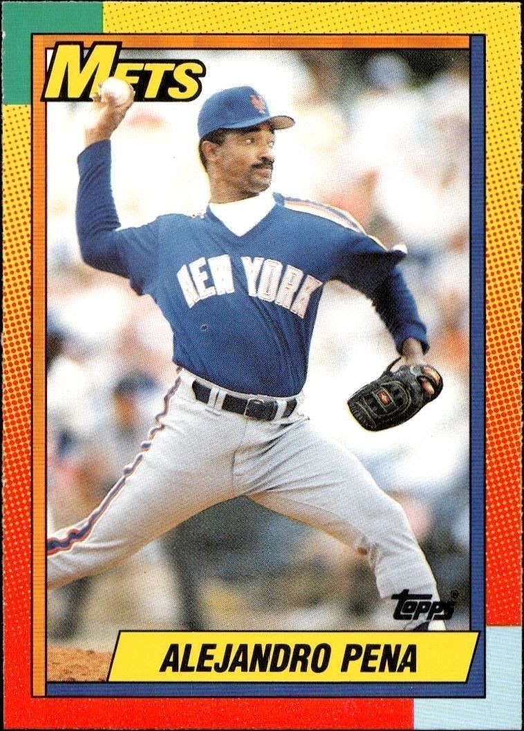 1990 Topps Traded Alejandro Pena #89T trading card