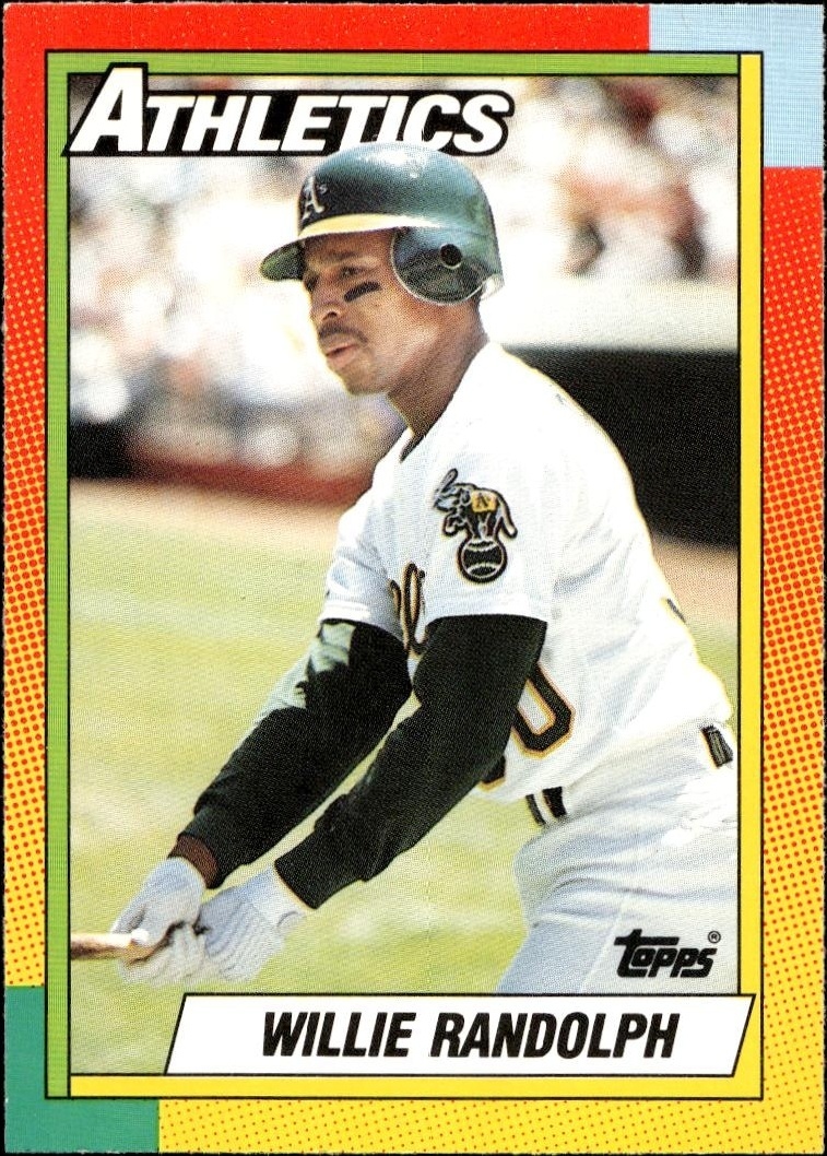 1990 Topps Traded Willie Randolph #100T trading card