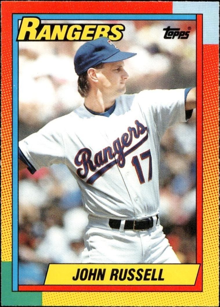 1990 Topps Traded John Russell #107T trading card