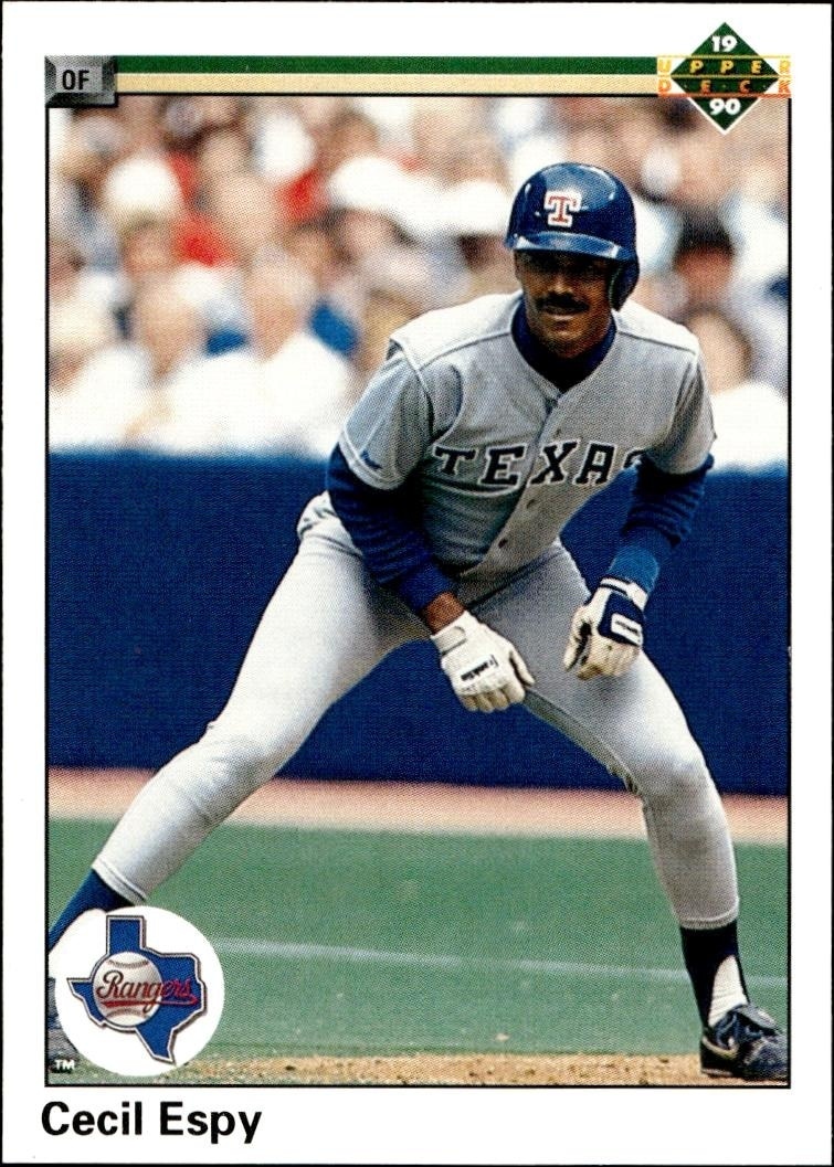 1990 Upper-Deck Low Number Cecil Espy #371 trading card