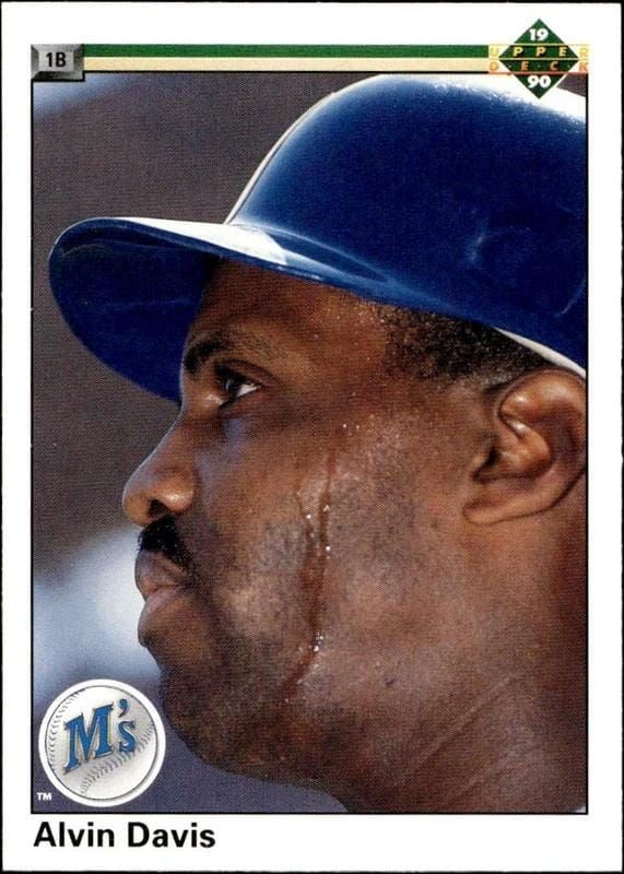 1990 Upper-Deck Low Number Alvin Davis #364 trading card
