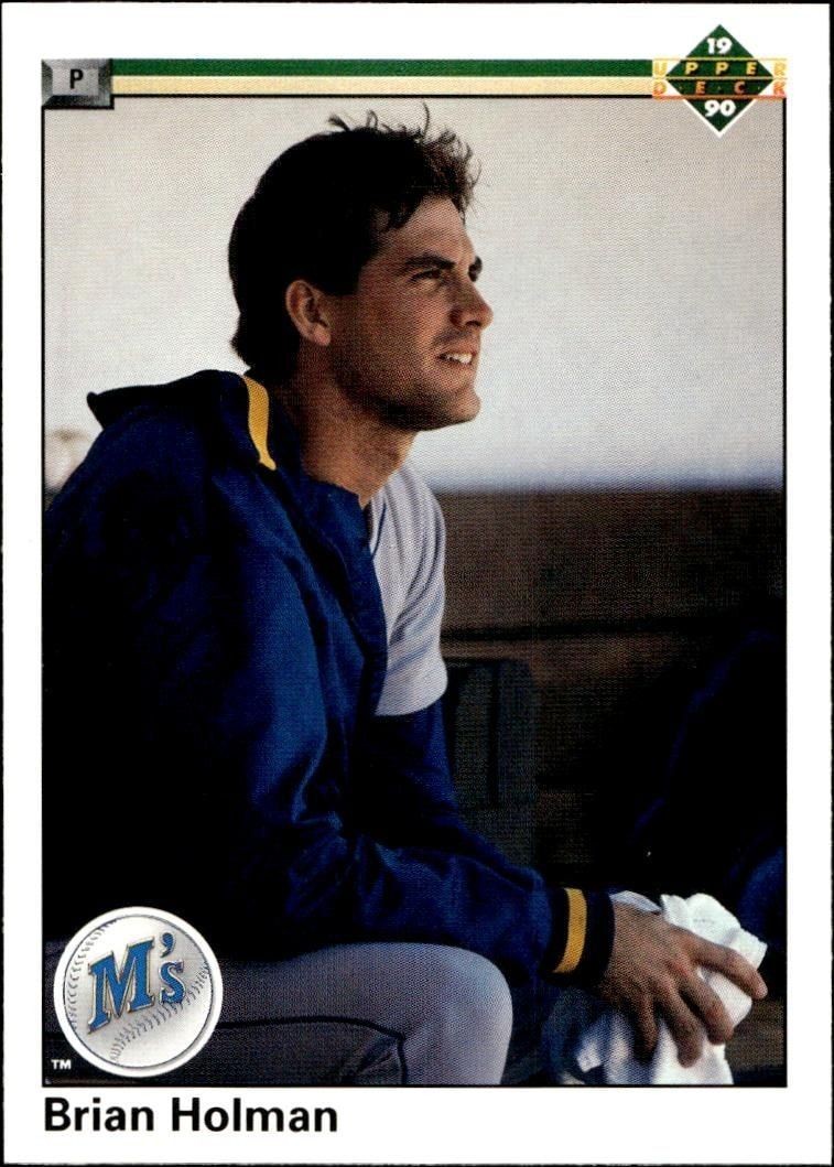 1990 Upper-Deck Low Number Brian Holman #362 trading card