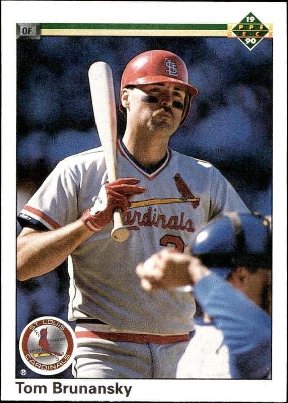 1990 Upper-Deck Low Number Tom Brunansky #257 trading card