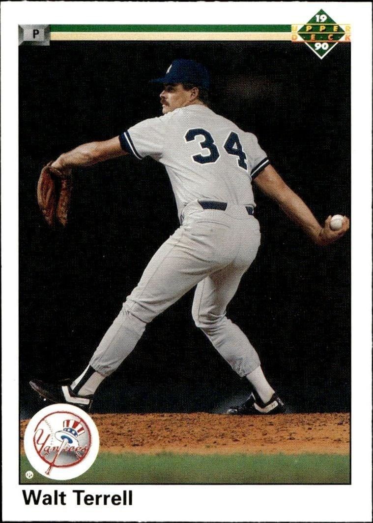 1990 Upper-Deck Low Number Walt Terrell #661 trading card