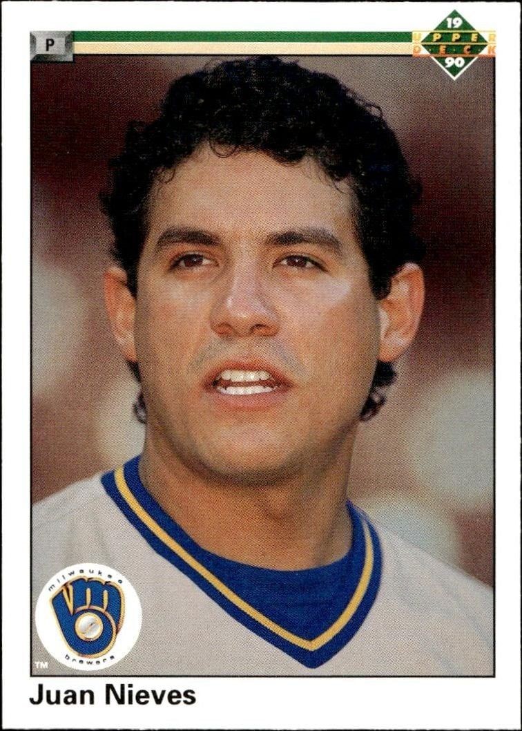 1990 Upper-Deck Low Number Juan Nieves #648 trading card