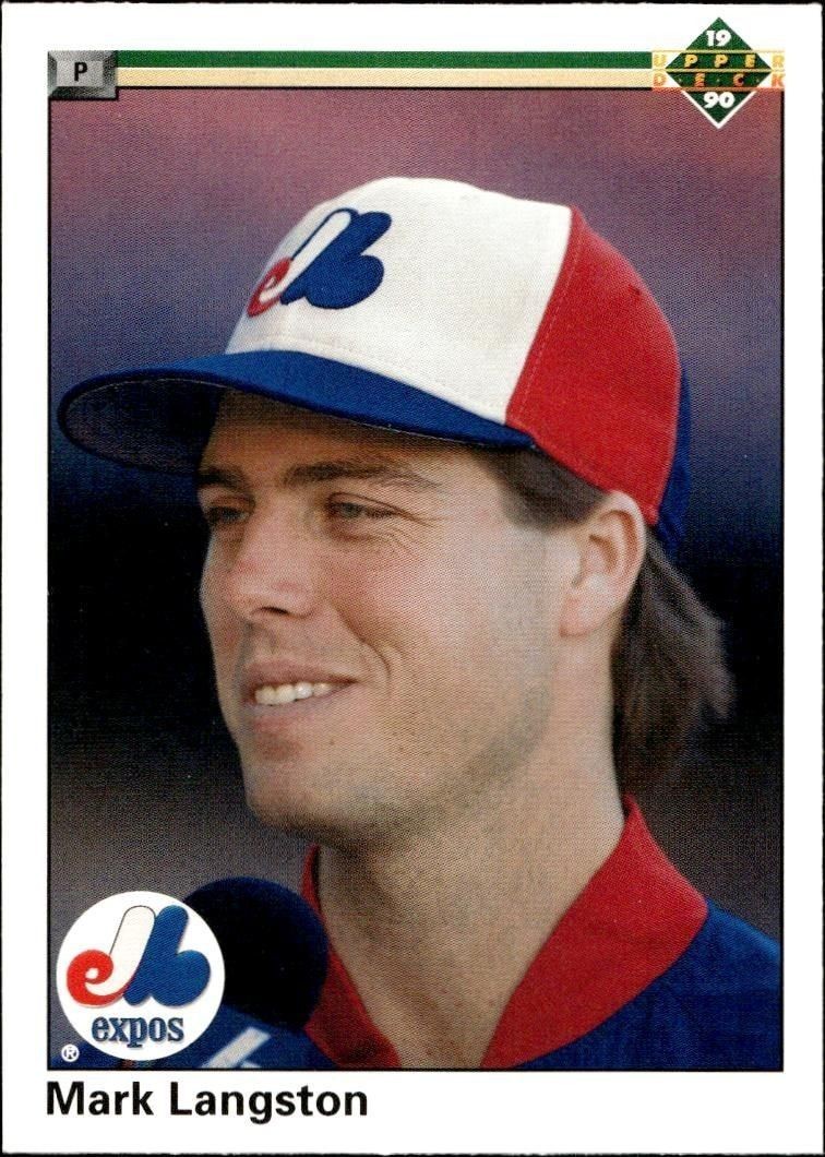 1990 Upper-Deck Low Number Mark Langston #647 trading card