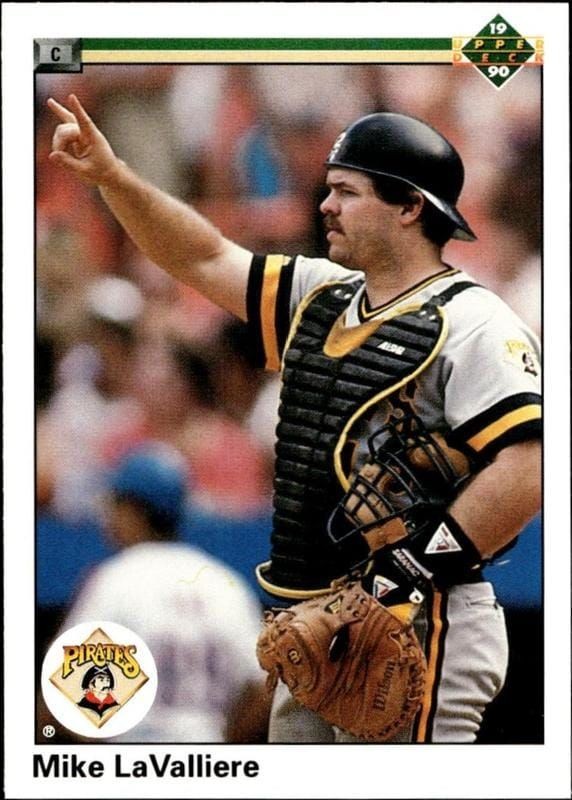 1990 Upper-Deck Low Number Mike LaValliere #578 trading card