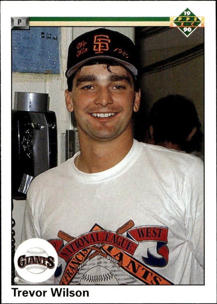 1990 Upper-Deck Low Number Trevor Wilson #637 trading card