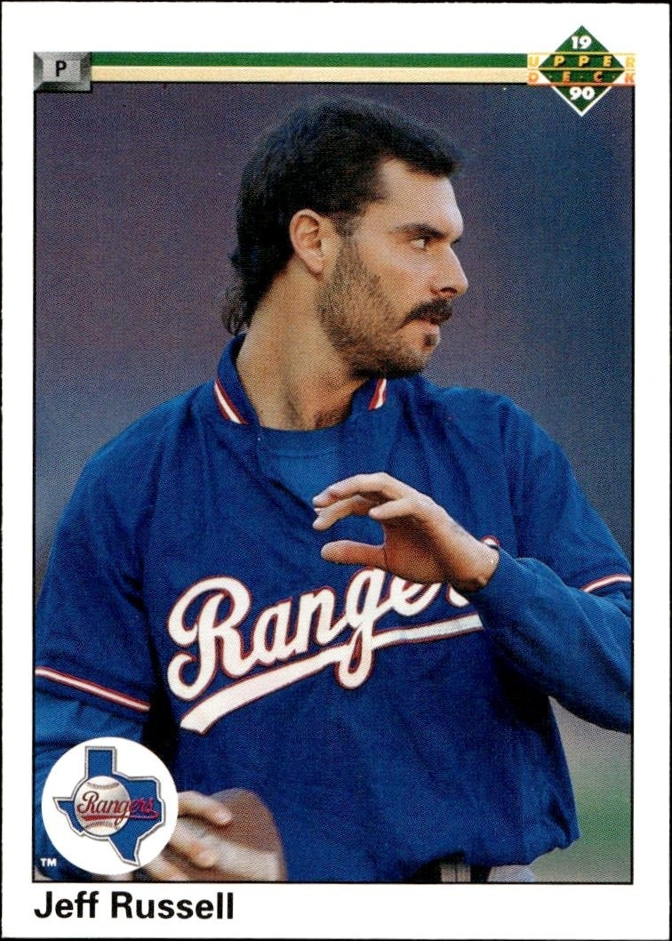 1990 Upper-Deck Low Number Jeff Russell #638 trading card