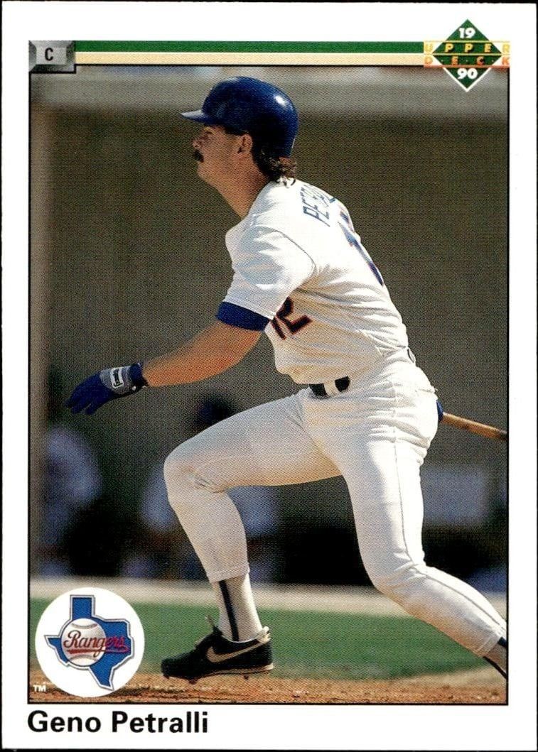 1990 Upper-Deck Low Number Geno Petralli #633 trading card