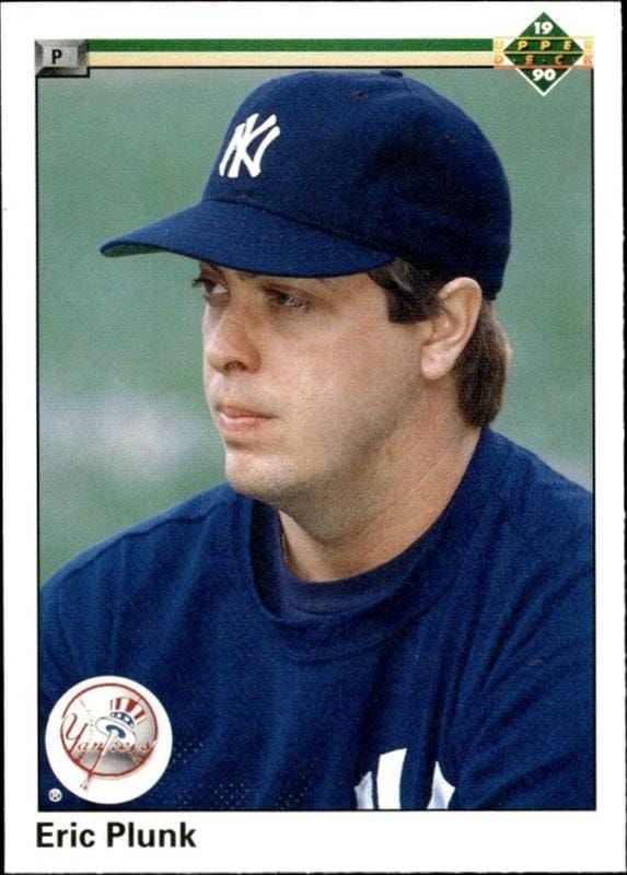 1990 Upper-Deck Low Number Eric Plunk #630 trading card