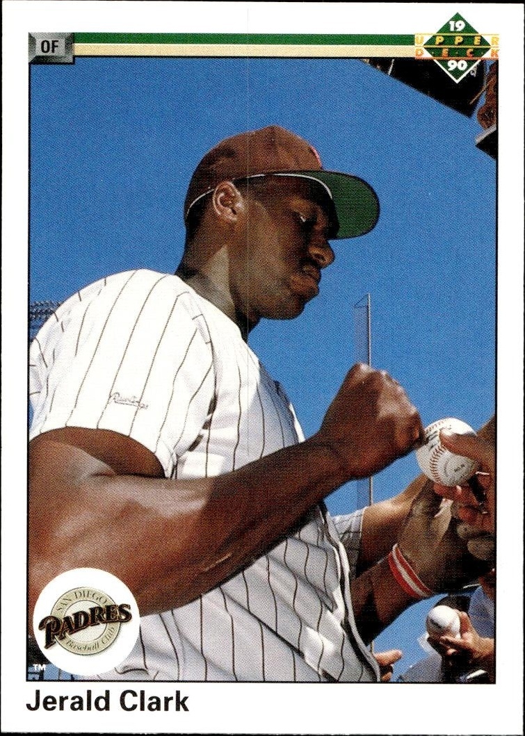 1990 Upper-Deck Low Number Jerald Clark #624 trading card